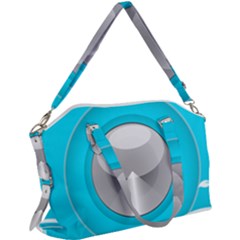 Blue Washing Machine, Electronics Canvas Crossbody Bag by Jancukart
