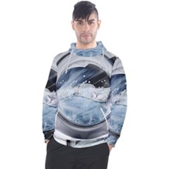 Gray Washing Machine Illustration Men s Pullover Hoodie by Jancukart