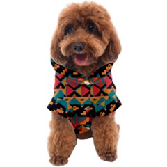 Tribal Pattern Seamless Border Dog Coat by Jancukart