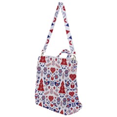 Scandinavian Folk Seamless Pattern Crossbody Backpack by Jancukart