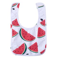 Watermelon Seamless Pattern Baby Bib by Jancukart