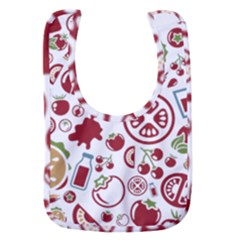 Pizza Seamless Pattern Background Baby Bib by Jancukart