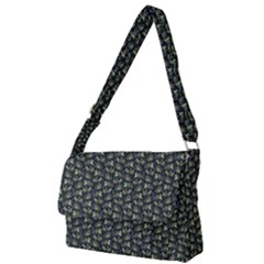 Robot Skull Extreme Close Up Full Print Messenger Bag (l) by dflcprintsclothing