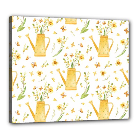 Easter Garden   Canvas 24  X 20  (stretched) by ConteMonfrey
