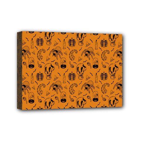 Halloween  Mini Canvas 7  X 5  (stretched) by Valentinaart