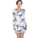 Skull pattern Long Sleeve Nightdress View1