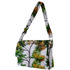 Tree Sunlight Forest Nature Landscape Sunrise Fog Full Print Messenger Bag (l) by danenraven
