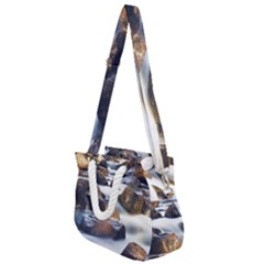 River Nature Stream Brook Water Rocks Landscape Rope Handles Shoulder Strap Bag by danenraven