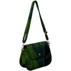 Forest Scenery Nature Trees Woods Saddle Handbag by danenraven