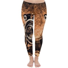 Camera Film Vintage Film Camera Old Old Camera Classic Winter Leggings by danenraven