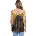 Temple Prambanan Java Indonesia Casual Spaghetti Strap Chiffon Top View4