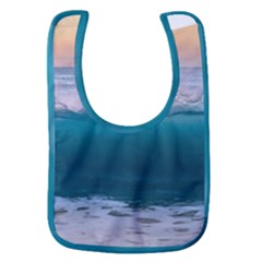 Beach Sea Waves Water Ocean Landscape Nature Baby Bib by danenraven