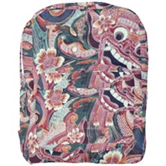 Indonesia Bali Batik Fabric Impression Patterns Full Print Backpack by danenraven