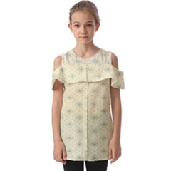 X Mas Texture Pack 3 Fold Over Open Sleeve Top by artworkshop