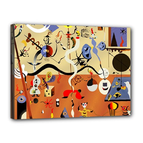 Carnival Of The Harlequin Art Canvas 16  X 12  (stretched) by danenraven