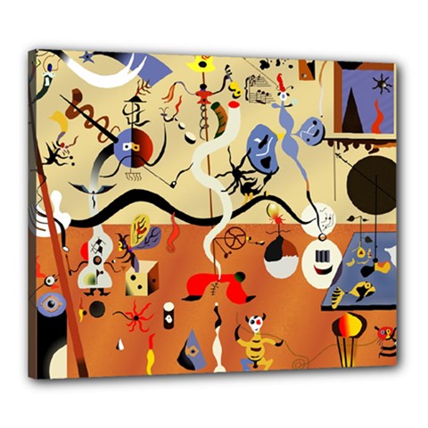 Carnival Of The Harlequin Art Canvas 24  X 20  (stretched) by danenraven