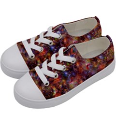 Fantasy Surreal Animals Psychedelic Pattern Kids  Low Top Canvas Sneakers by danenraven