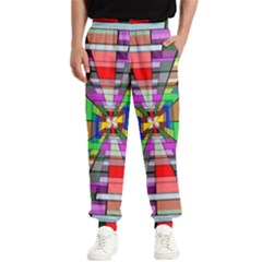 Art Background Abstract Men s Elastic Waist Pants by artworkshop