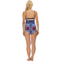 Art Robot Artificial Intelligence Technology Knot Front One-Piece Swimsuit View4