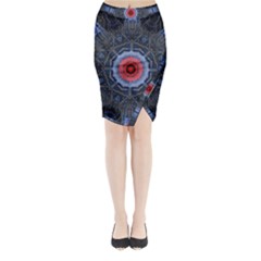 Art Robots Artificial Intelligence Technology Midi Wrap Pencil Skirt by Ravend