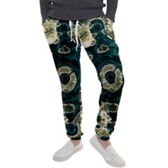 Fractal Glowing Kaleidoscope Wallpaper Art Design Men s Jogger Sweatpants by Ravend