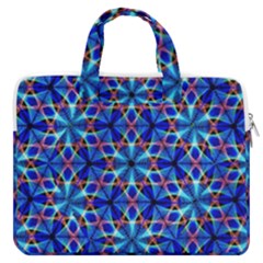 Geometric Macbook Pro 16  Double Pocket Laptop Bag  by DimensionalClothing