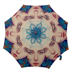Pepper Colors Girl Hook Handle Umbrellas (medium) by Sparkle