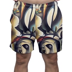 Model Of Picasso Men s Shorts by Sparkle