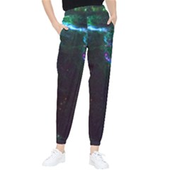 Space Cosmos Galaxy Stars Black Hole Universe Art Tapered Pants by Pakemis