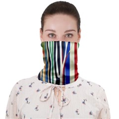 Abstract Trees Colorful Artwork Woods Face Covering Bandana (adult) by Pakemis