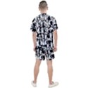 Graffiti Spray Can Characters Seamless Pattern Men s Mesh Tee and Shorts Set View2
