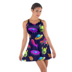 Space Pattern Cotton Racerback Dress by Pakemis