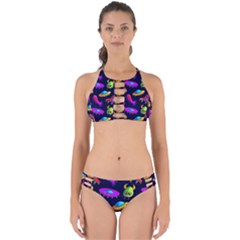 Space Pattern Perfectly Cut Out Bikini Set by Pakemis