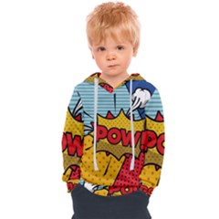 Pow Word Pop Art Style Expression Vector Kids  Overhead Hoodie by Pakemis