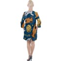 Missile Pattern Open Neck Shift Dress View2