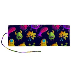 Space Patterns Roll Up Canvas Pencil Holder (m) by Pakemis