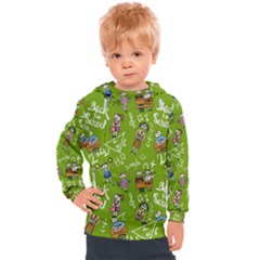 Seamless Pattern With Kids Kids  Hooded Pullover by Pakemis