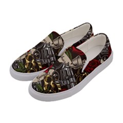 Seamless Vector Pattern Women s Canvas Slip Ons by Pakemis