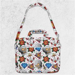 Full Color Flash Tattoo Patterns Macbook Pro 13  Shoulder Laptop Bag  by Pakemis