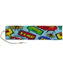 Comic Bubbles Seamless Pattern Roll Up Canvas Pencil Holder (L) View1