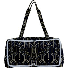 Art-deco-geometric-abstract-pattern-vector Multi Function Bag by Pakemis