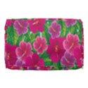 Background-cute-flowers-fuchsia-with-leaves Burner Gym Duffel Bag View3