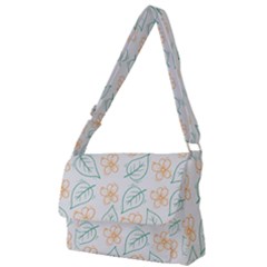 Hand-drawn-cute-flowers-with-leaves-pattern Full Print Messenger Bag (s) by Pakemis