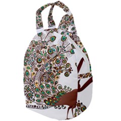 Peacock Graceful Bird Animal Travel Backpacks by artworkshop