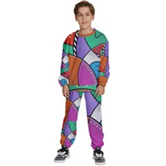 Modern Art Kids  Sweatshirt Set by gasi