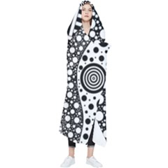 Black And White Wearable Blanket by gasi