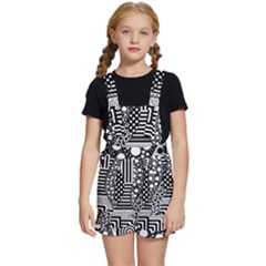 Black And White Kids  Short Overalls by gasi