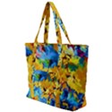 Abstract art Zip Up Canvas Bag View1