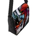 Abstract Art Flap Closure Messenger Bag (S) View2