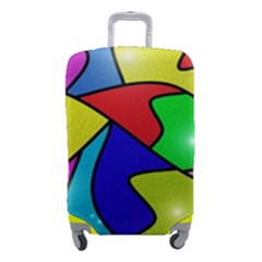 Colorful Abstract Art Luggage Cover (small) by gasi